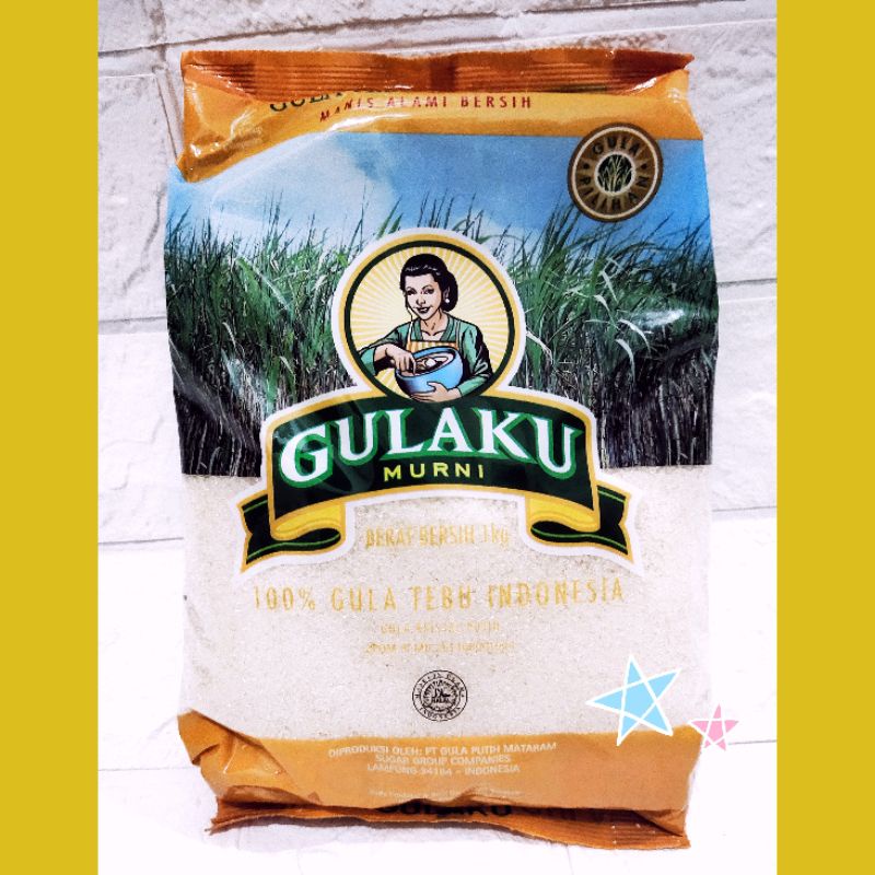 Gulaku 1 kg Gula pasir kemasan kuning