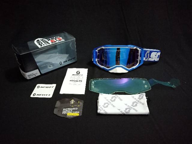 Kacamata Goggle SCOTT Prospect + Clear Lensa Motocross Enduro Trail Adventure