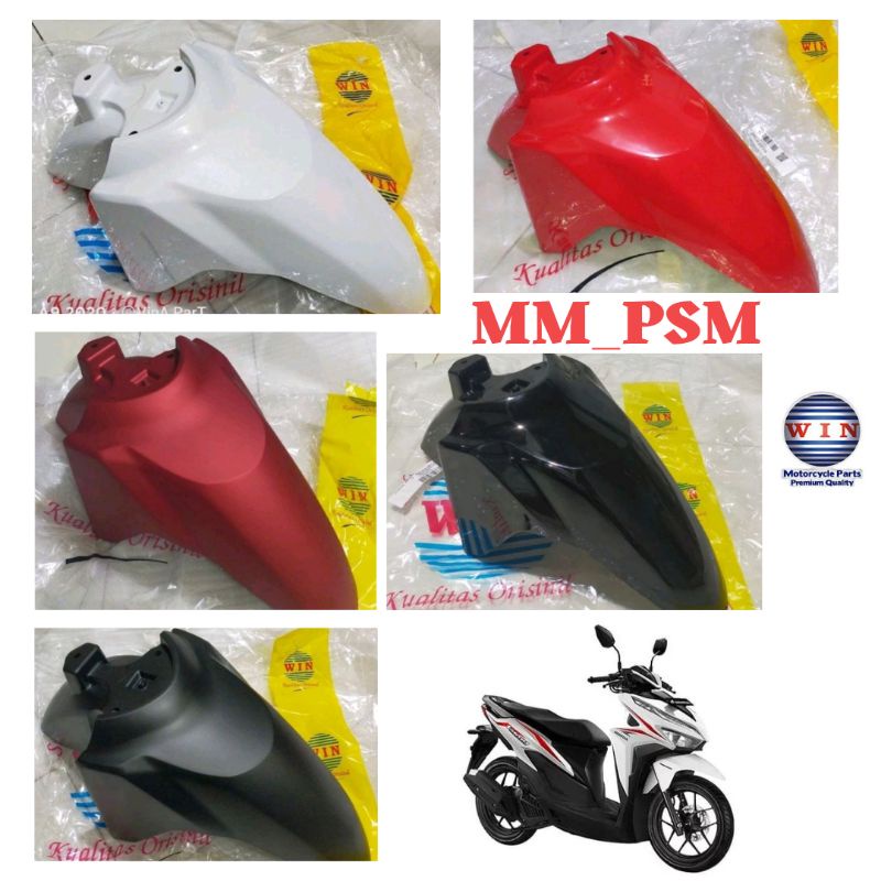 SPAKBOR DEPAN FRONT FENDER VARIO 125 150 NEW LED 2018 - 2022 MEREK WIN