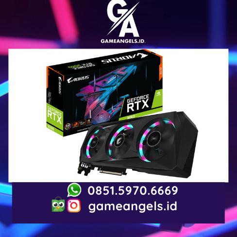 GIGABYTE AORUS GEFORCE RTX 3060 ELITE 12GB GDDR6 GV-N3060AORUS E-12GD