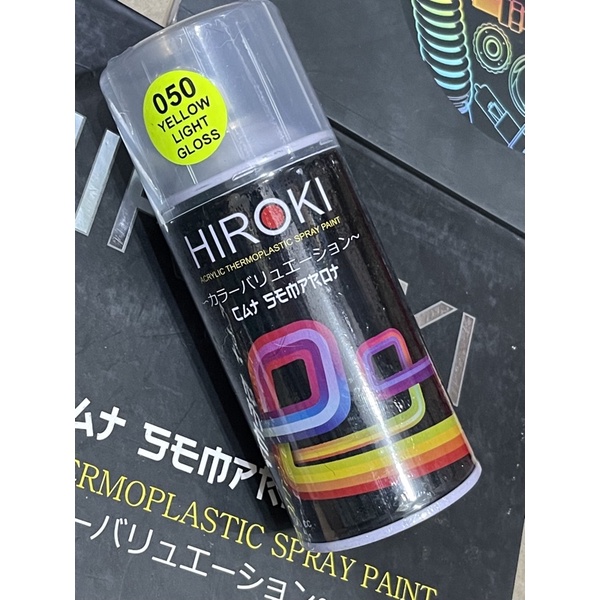 Pilok Cat Semprot Hiroki 300cc YELLOW LIGHT GLOSS 050