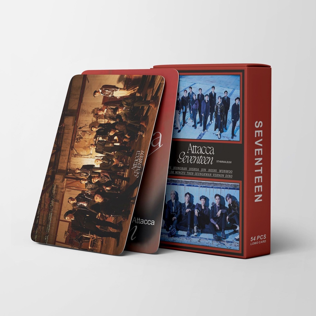 54pcs Kartu Pos Lomo Album SEVENTEEN Attacca