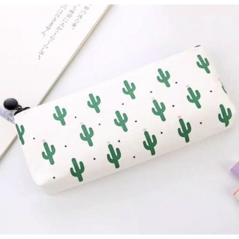 

Kotak pensil lucu kaktus Tempat makeup mini lucu