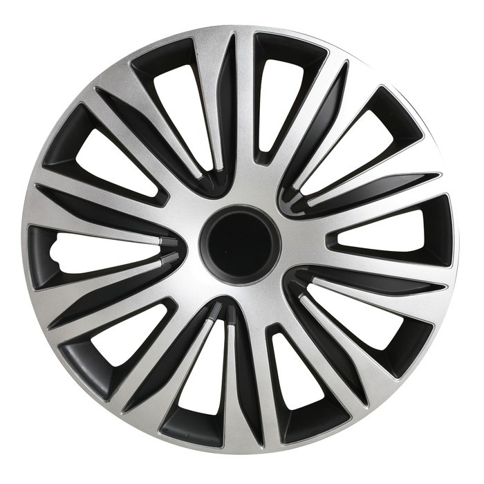 COVER VELG SPORT WHEEL DOP RODA LOWIN DESIGN 5083 CHROME &amp; HITAM 14 INCH