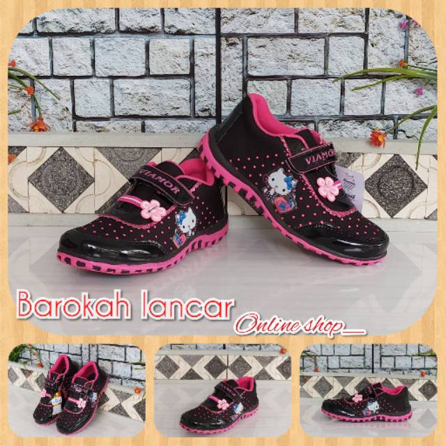 SEPATU ANAK TK HELLO KITTY VIAMOR SIZE 26-35 SPORTY