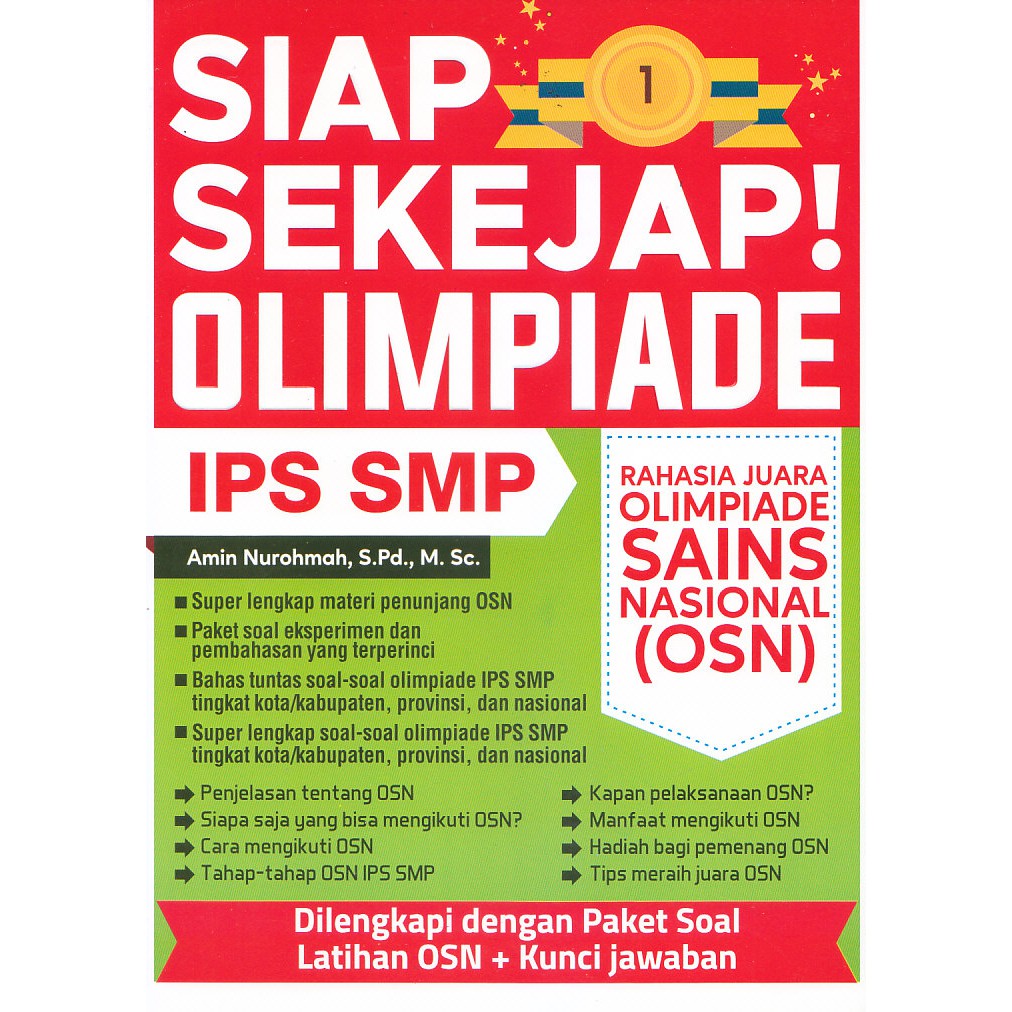 Siap Sekejap Olimpiade IPS SMP Rahasia Juara Olimpiade SAINS Nasional