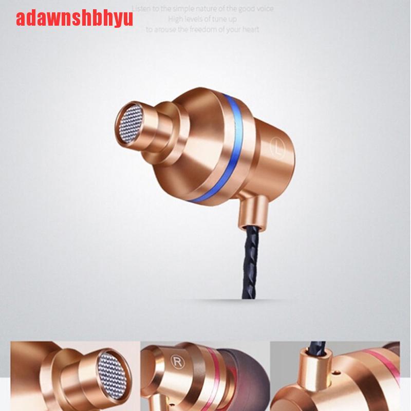 (adawnshbhyu) Earphone Kabel stereo heavy bass Dengan noise Canceling