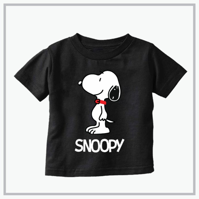 Kaos Baju Anak Snoopy