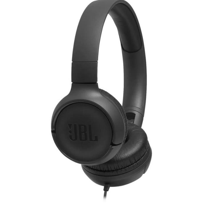 JBL TUNE 500 / T500 / T 500 HEADPHONE HEADSET GARANSI RESMI IMS - HITAM