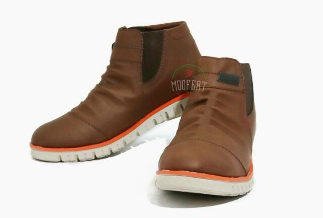 MOOFEAT WRINGKLE HIGH BOOT KULIT