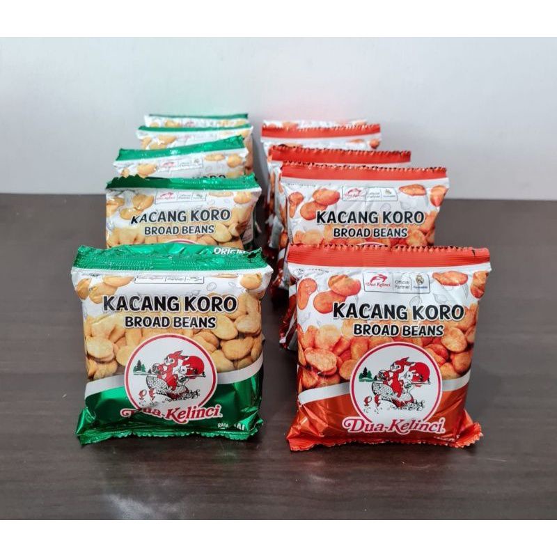 

Kacang Koro Dua Kelinci ( 10 pcs X 18 gram)