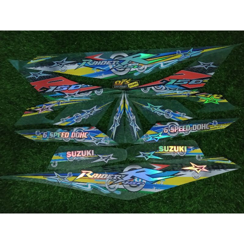 Striping Fu faslif Transparan Hologram terbaru
