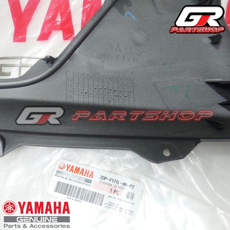 KANAN KIRI DI VARIAN | BODY MOLE SAYAP BAWAH ABU DOFF 2015 2016 2DP-P2 NMAX OLD ORIGINAL YAMAHA YELLOWISH ORI YGP