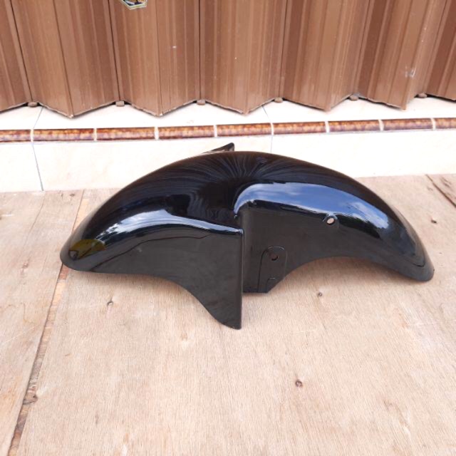 Spakbor depan ninja r spakbor depan variasi cb gl warna hitam