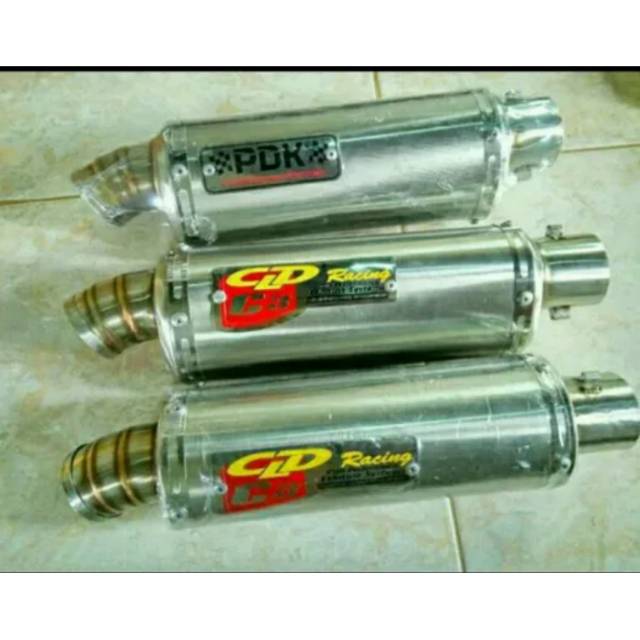 Slincer knalpot pdk cld oval pendek for ALL motor