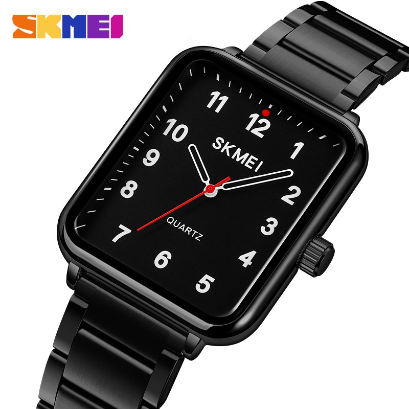 SKMEI 1954 Jam Tangan Pria Analog Business Watch Tali Stenlis WATCHKITE WKOS