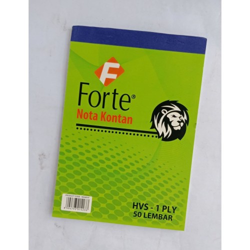 

Nota kontan 1PLY Forte jual 1pak 10 buku