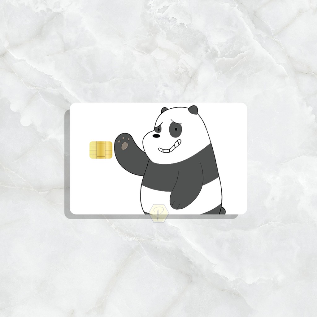 SEASON 1 WE BARE BEARS - Card Cover Skin Sticker – PLIATA Stiker Kartu ATM, E-Money, E-Toll