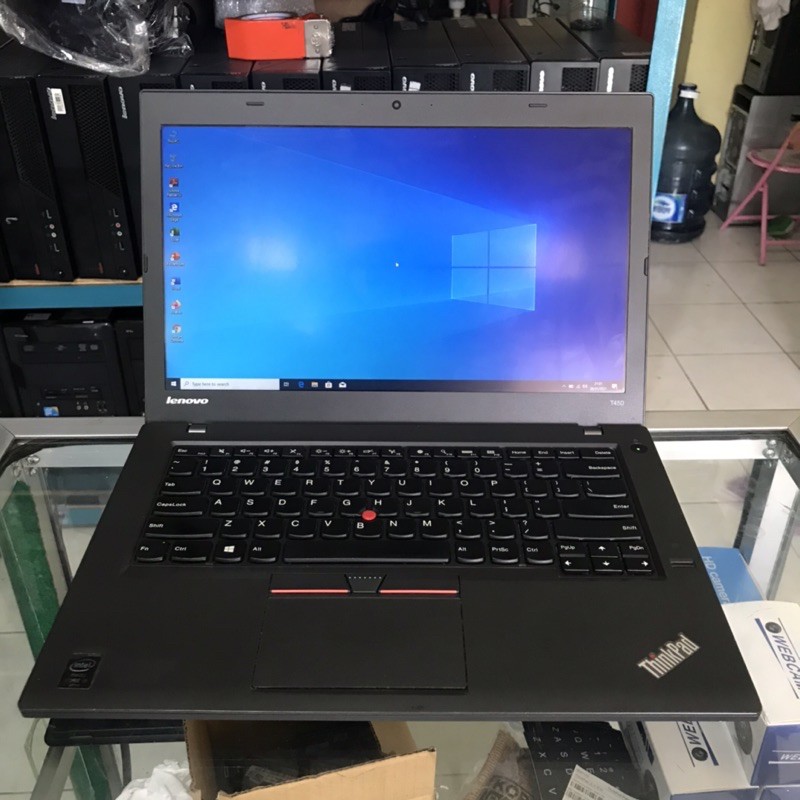 Laptop lenovo thinkpad t450 Core I5-5300U Ram 8 ssd 256 Mulus