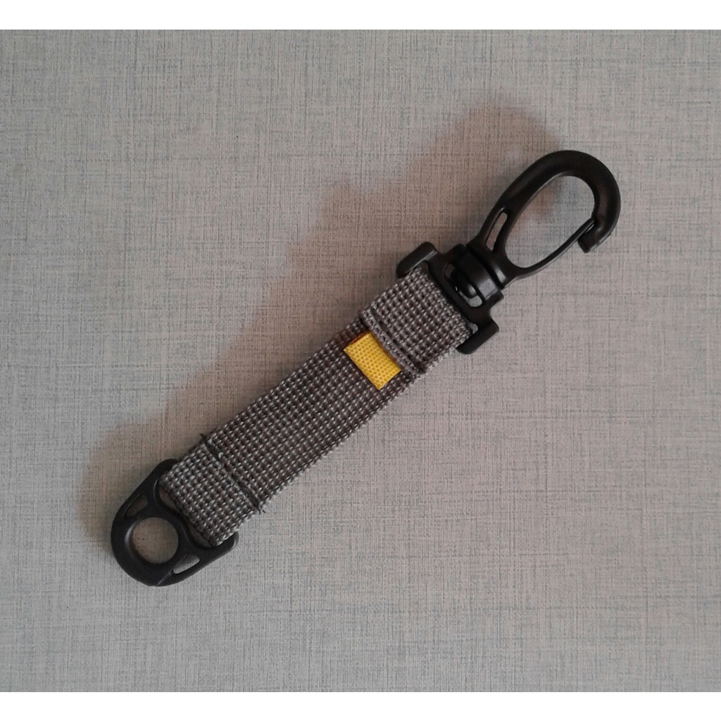 Gantungan Kunci Ganci Motor Outdoor Style-ABU KUNING