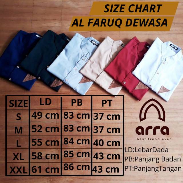 BAJU MUSLIM ANAK LAKI-LAKI KOKO ANAK / KOKO DEWASA / KOKO COUPLE KURTA ARRA ORIGINAL BRANDED ALFARUQ