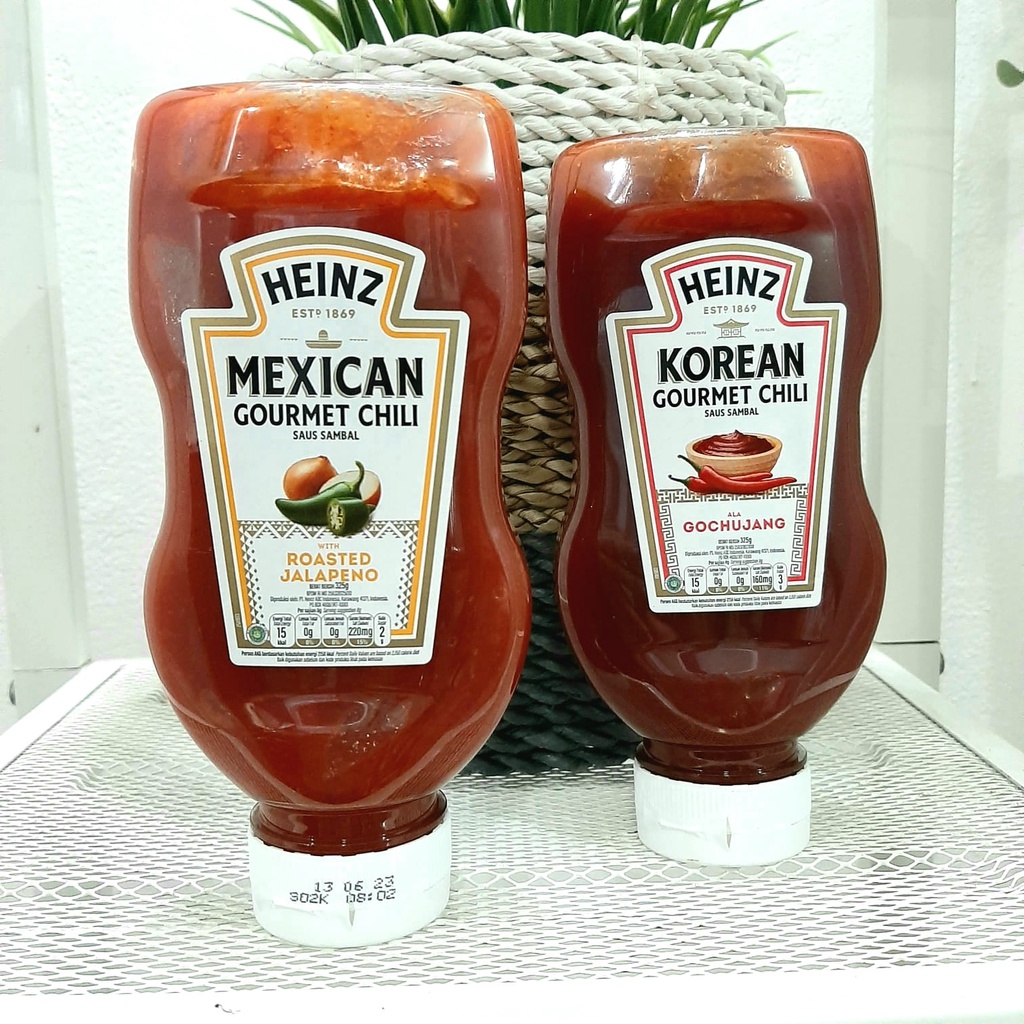 Heinz Gourmet Chili 325 gr (Korean Gochujang &amp; Mexican Jalapeno)