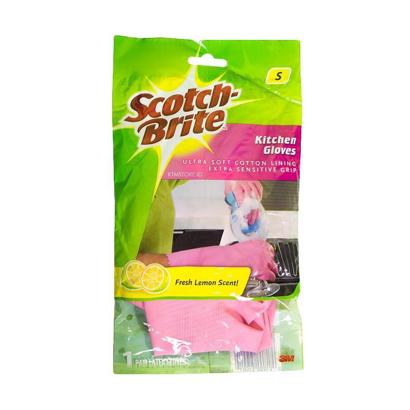 SARUNG TANGAN LATEX DAPUR SCOTCH BRITE ID-841 S/M/L KITCHEN GLOVES LATEX KARET