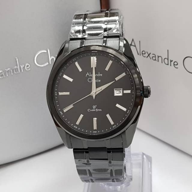 JAM TANGAN PRIA ALEXANDRE CHRISTIE AC 8514 FULL BLACK