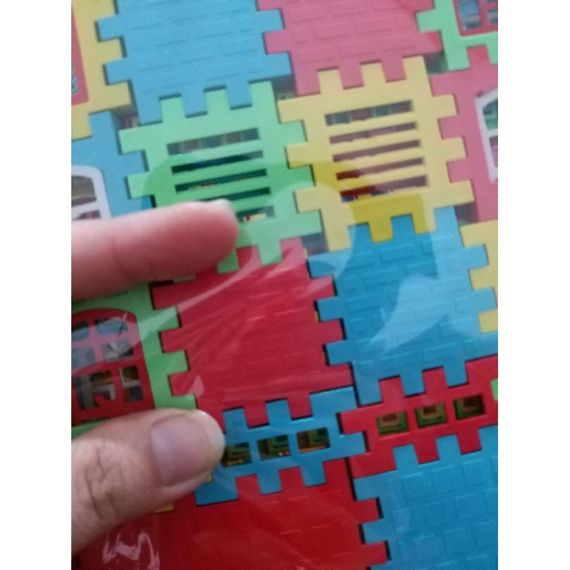 Funny Blocks / Building Block Balok Rumah Rumahan Edukasi Anak Mainan Murah