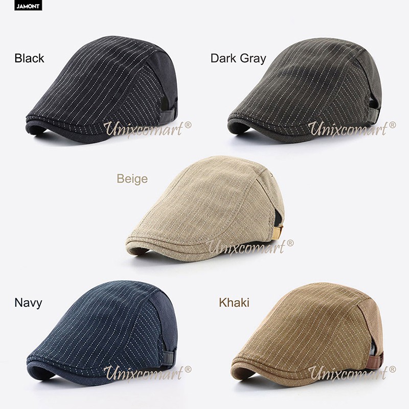 Topi Newsboy DAVID Jamont Flat Hat Pelukis Copet Patino Sutradara