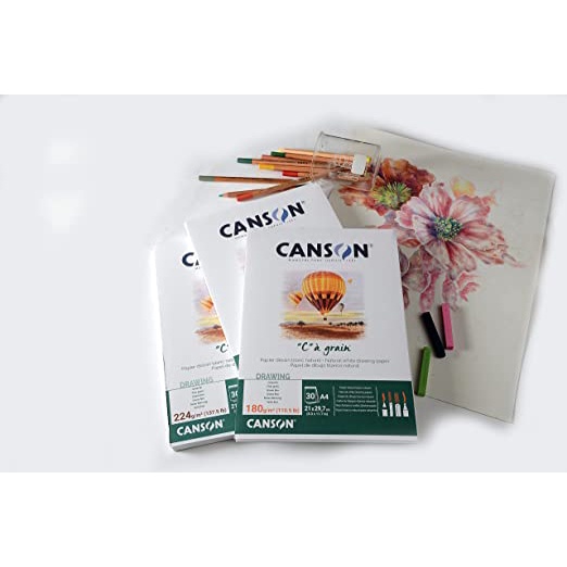 Canson &quot;C&quot; A' Grain / A4 / 180gsm / 30 Sheets