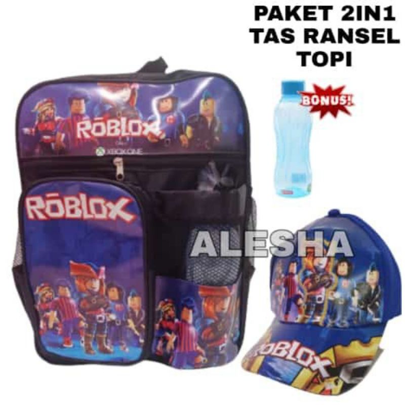 TAS RANSEL ANAK LAKI LAKIKARAKTER ROBLOX FREE BOTOL