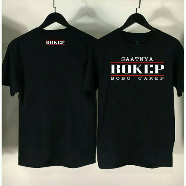 Kaos baju t-shirt BOKEP (BOBO CAKEP)