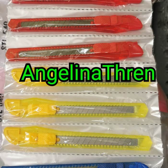 

Cutter Slim Warna - Karter SILET kecil - Pisau Cutter Murah