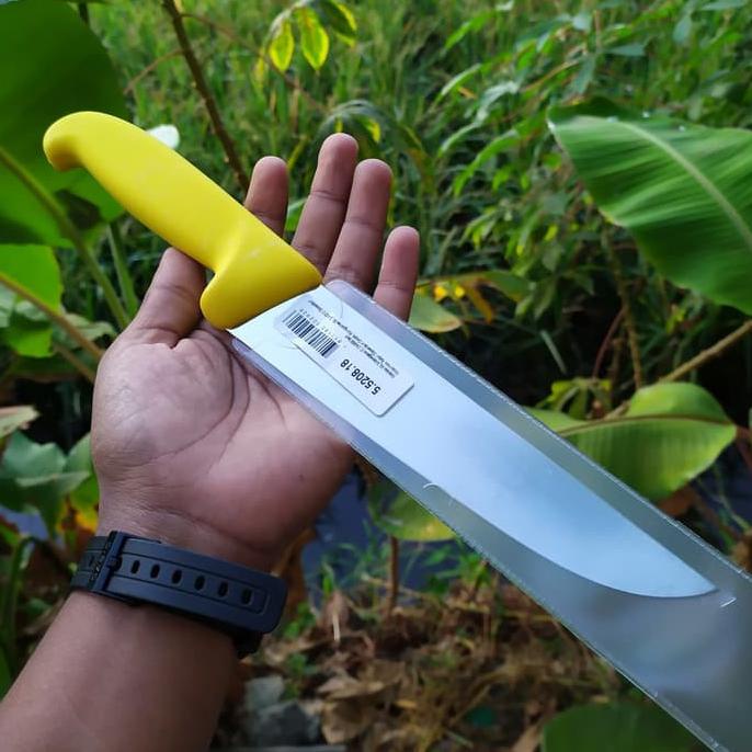 Victorinox Butcher Knife 18 cm Pisau Sembelih 5.5208.18 Handle Kuning