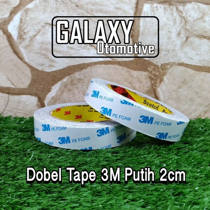 

[PROMO] Isolasi Dobel Tape 3M Putih 2cm