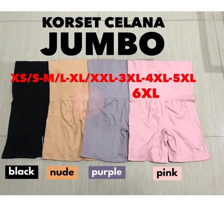 New Product KCJ Korset CELANA JUMBO XS S M L XL 2XL 3XL 4XL 5XL 6XL BIG SIZE Pengurus Pengecil Body