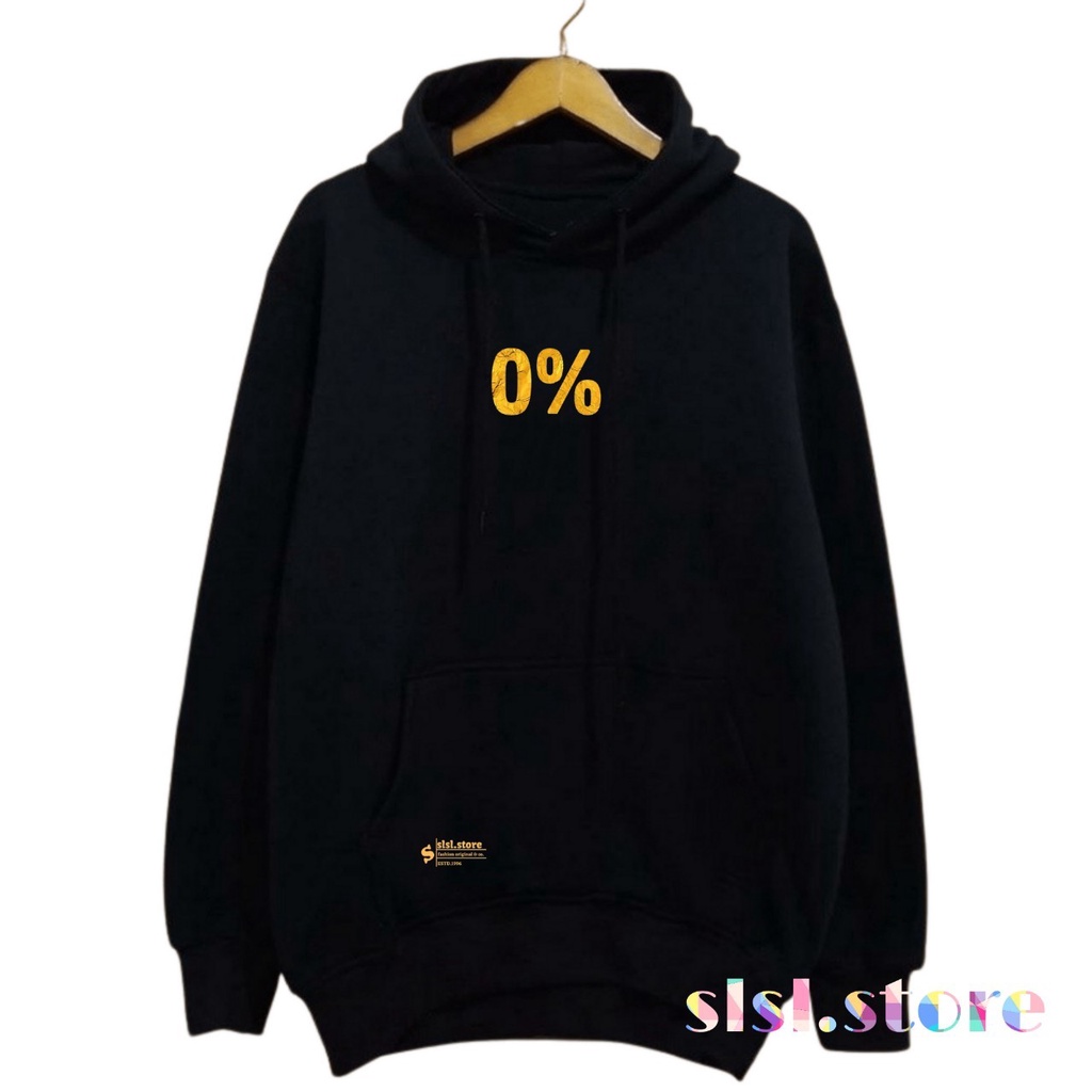 Sweater Hoodie Aesthetic Distro Pria Bandung warna Hitam Sablon Simpel Katun Flece Tebal Size Jumbo M L XL XXL Oversize Terlaris