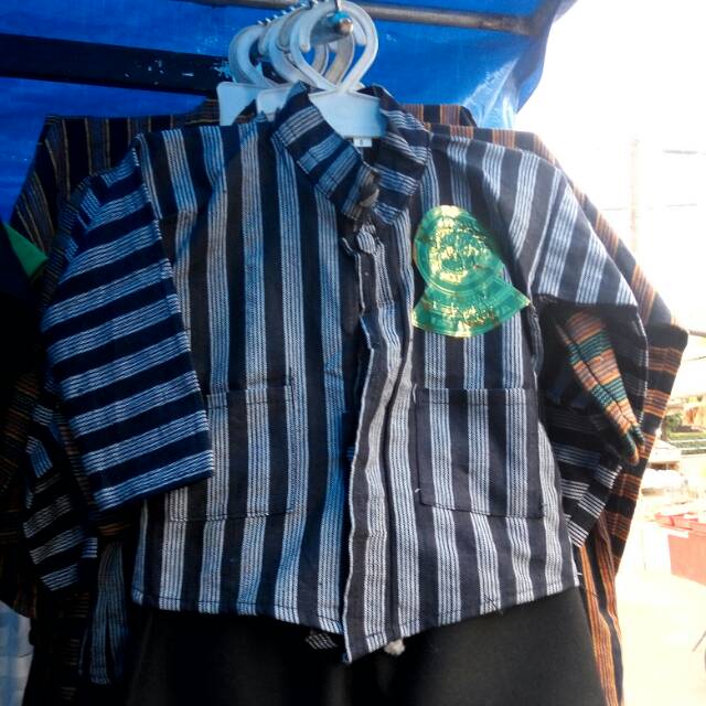 Baju lurik anak / surjan lurik anak / stelan surjan lurik anak