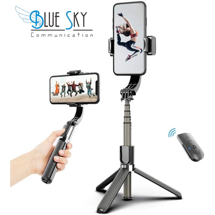 TRIPOD BLUETOOTH SMART GIMBAL H-5 STABILIZER SMARTPHONE