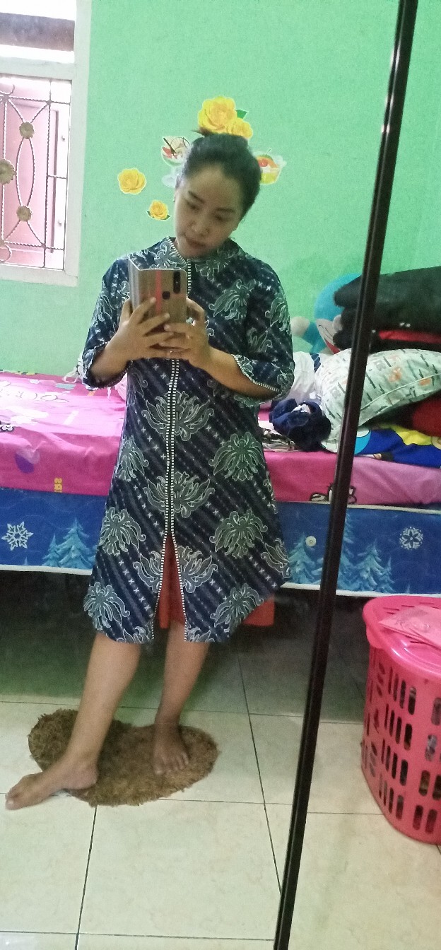 Terlaris Serut Genes Jelita Tunic Navbor Yelbor Whitbor Creambor Tunik Batik Modern