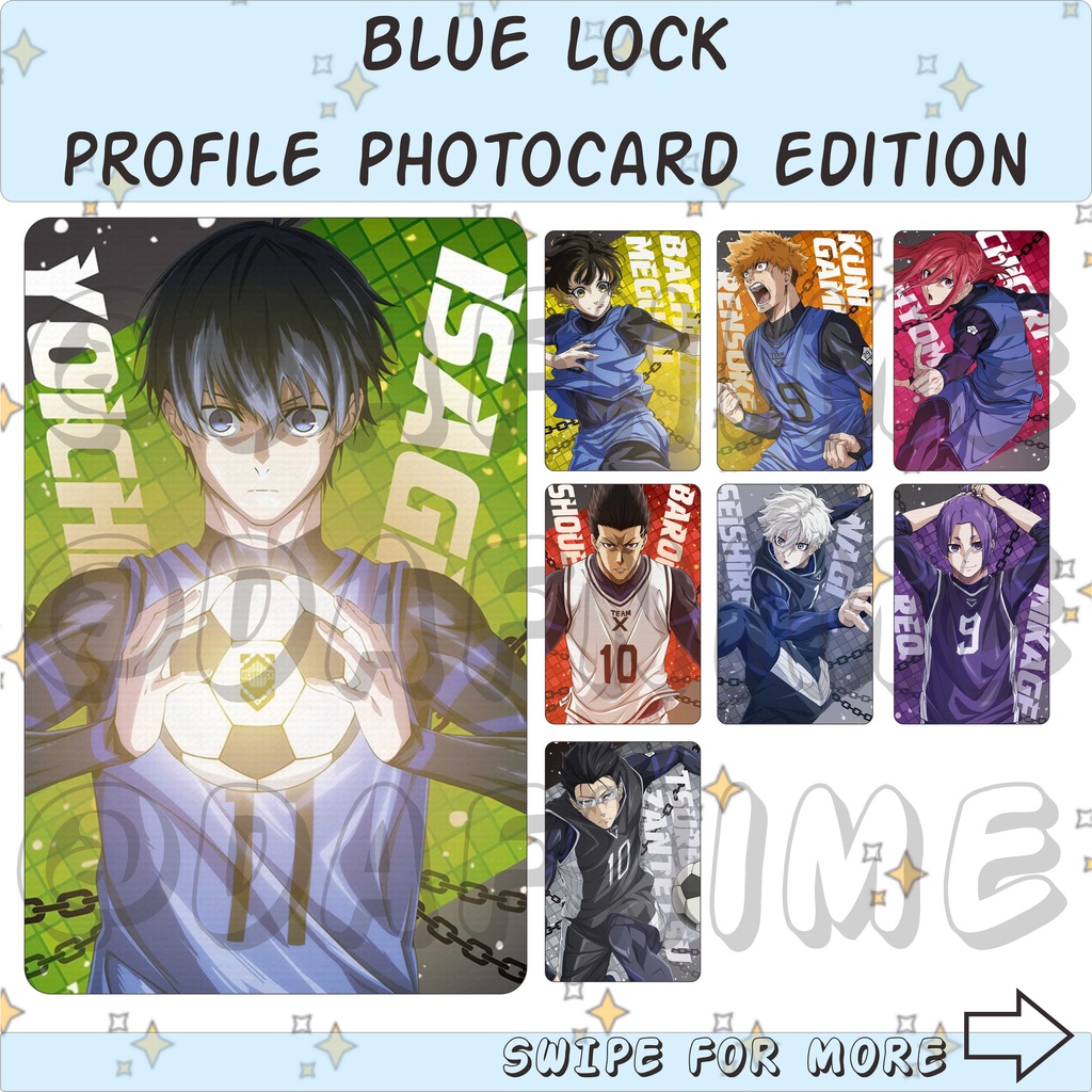 BLUE LOCK PROFILE EDITION PHOTOCARD ANIME