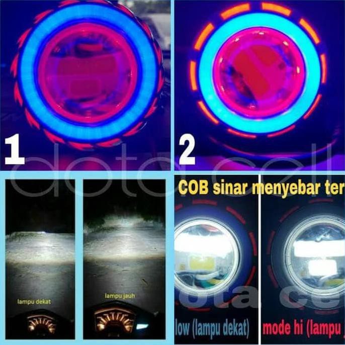 DIJUAL LAMPU LED PROJIE HI LOW JAUH DEKAT BUKAN HID-PROJIE MOTOR MOBIL #4