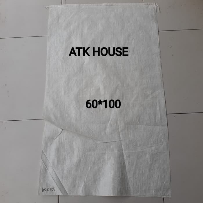 Karung Plastik 60cmx100cm/Karung Plastik Putih 60x100/Kantong Plastik