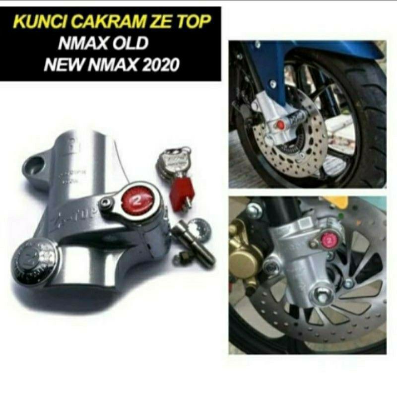 Pengaman Cakram Gembok Cakram ZE TOP All New Nmax 2015 - 2020