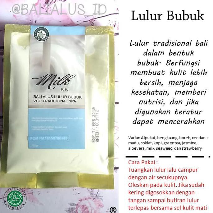 Perawatan Kulit/ Lulur Bubuk Bali Alus