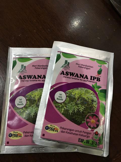 Benih Sayuran Daun Kenikir Bunga Pink / Ungu