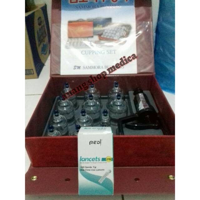 Paket bekam samora 12 + jarum lancets 21g