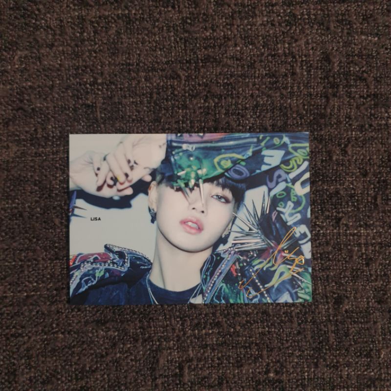 POSTCARD LISA JAPAN THE ALBUM BLACKPINK