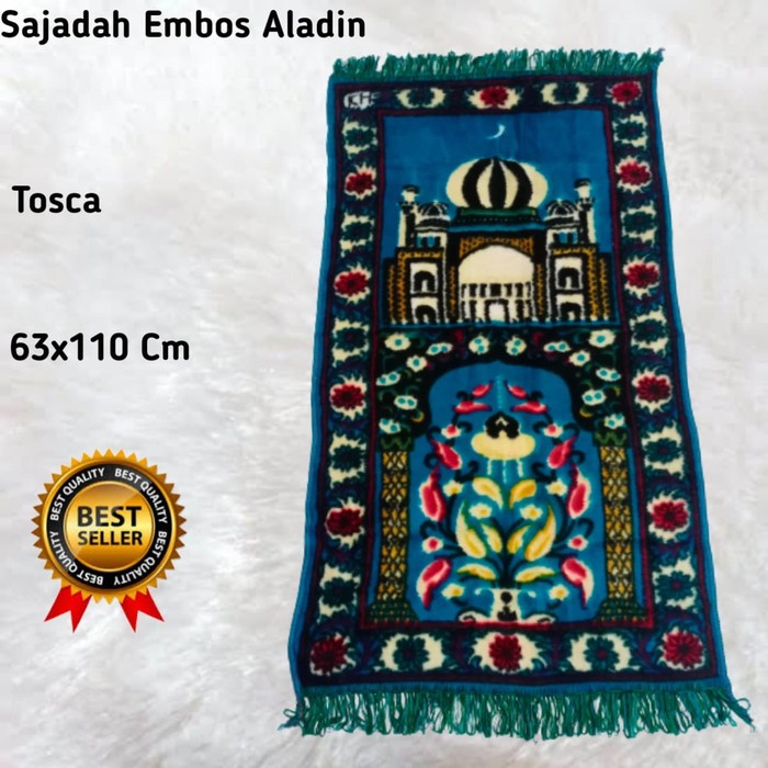 SAJADAH EMBOSS ALADIN LEMBUT/HARGA GROSIR/BEST SELLER/BISA COD